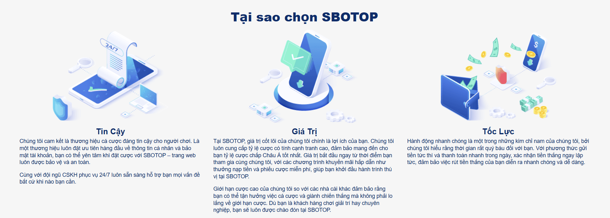 Tại sao lựa chọn SBOBET